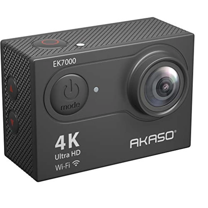 AKASO EK7000 4K30FPS 20MP WiFi Action Camera with EIS Ultra HD 131FT Waterproof Underwater Camera Remote Control 4X Zoom Support External Microphone Black by AKASO - Image 4
