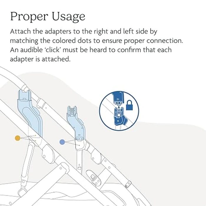 UPPAbaby Upper Adapter for Vista, Vista V2, and Vista V3 Strollers/ Compatible with Bassinet, Toddler Seat, Aria, Mesa V2, or Mesa Max Infant Car Seats / Quick + Secure Attachment / 1 Set by UPPAbaby - Image 6