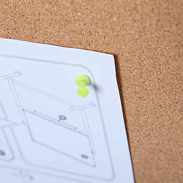 VIZ-PRO Cork Notice Board, 48 X 36 Inches, Cork Bulletin Board with Silver Aluminium Frame by VIZ-PRO - Image 5