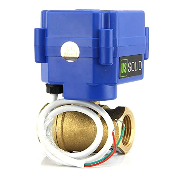 U.S. Solid 3/4" Motorized Ball Valve 85-265V AC Brass Electrical Ball Valve, 2 Wire Auto Return Setup Normally Closed by U.S. Solid - Image 8