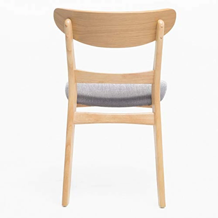 Christopher Knight Home Idalia Dining Chairs, 2-Pcs Set, Dark Grey / Oak Finish by Christopher Knight Home - Image 6