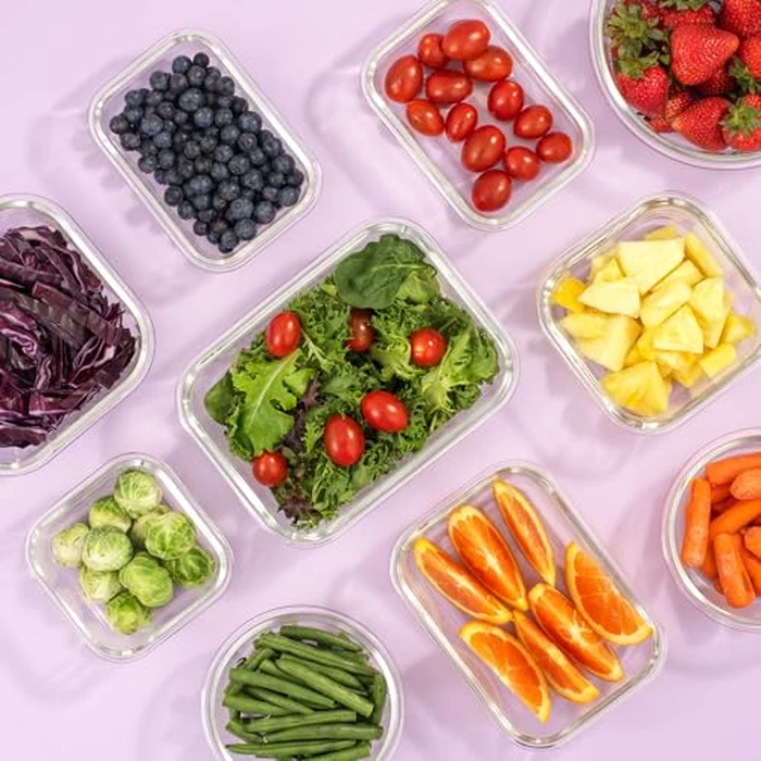 JoyJolt 24pc Borosilicate Glass Storage Containers with Lids | 12 Airtight/Freezer Safe Food Storage Containers for Pantry and Kitchen | Meal Prep Container for Lunch | Glass Tupperware Set by JoyJolt - Image 9