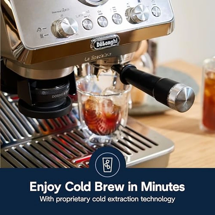 De'Longhi La Specialista Arte Evo Espresso Machine - Compact Cold Brew Coffee Maker with Grinder, Milk Steam Wand/Frother & Tamping Tools - Home Barista Kit for Lattes, Cappuccinos, Iced Coffee by De'Longhi - Image 8