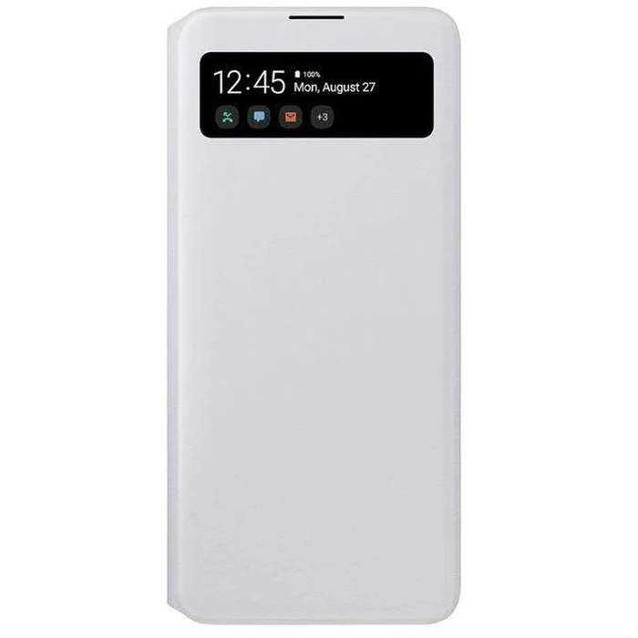 Samsung S View Wallet Phone Cover for Galaxy A51 (5G) - White by Samsung - Refurbished - Brand New condition - US$28.98