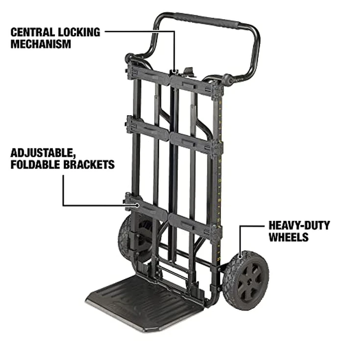 DEWALT TOUGHSYSTEM Tool Storage L-Cart Carrier with Heavy Duty Wheels (DWST08210) by DEWALT - Used - Acceptable condition - US$128.98