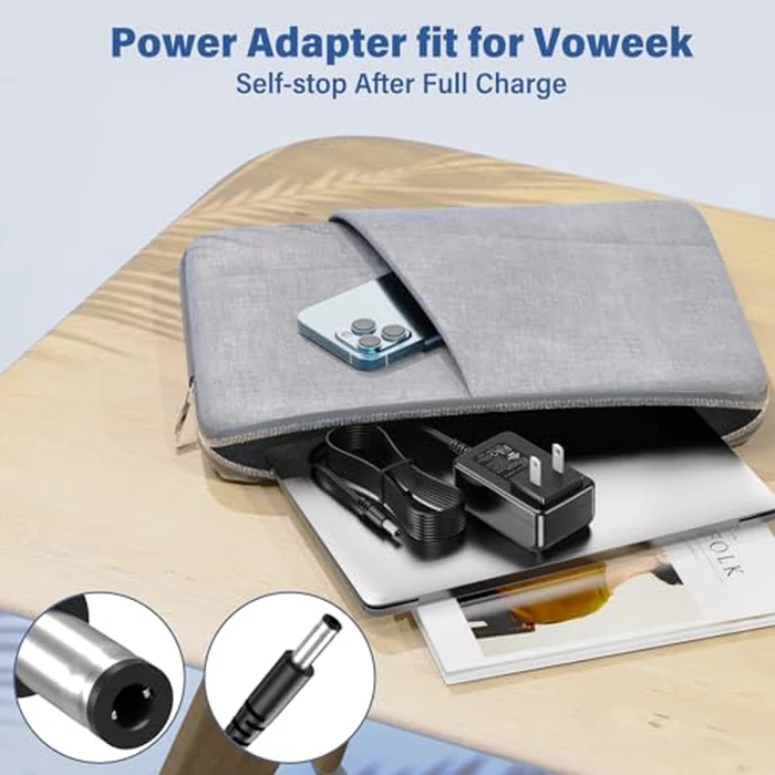26V Charger Cord for Iwoly C150 Cordless Vacuum Cleaner C-150 Power Adapter Fit for Voweek VC08 VC07 VWVC08 VW-VC08 VWVC07 VW-VC07 UL Listed 6Ft Power Cord by HIENADTOR - Image 3