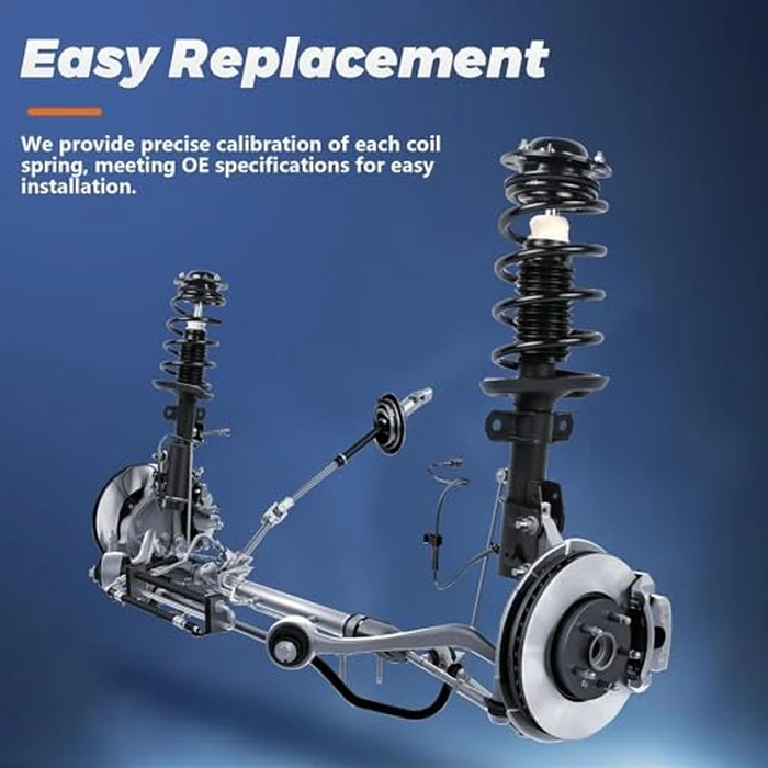 KUIPERAUTO Rear Shock Absorbers Pair Struts Coil Spring Assembly Compatible for 1999-2006 Chevy GMC Silverado Sierra 1500, w/o Electronic Suspension, RWD Replacement 37150 by KUIPERAUTO - Image 6