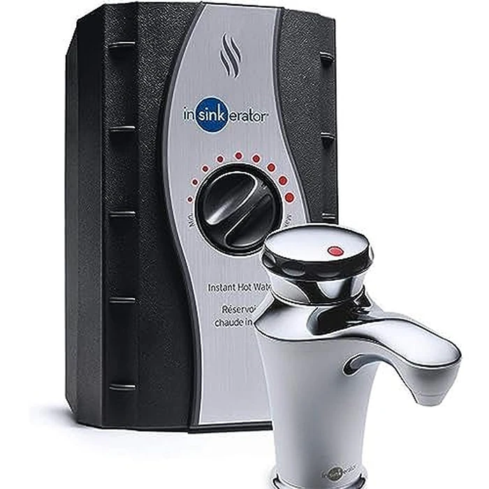InSinkErator H-Contour-SS Invite Contour Instant Hot Water Dispenser, Chrome by InSinkErator - Used - Acceptable condition