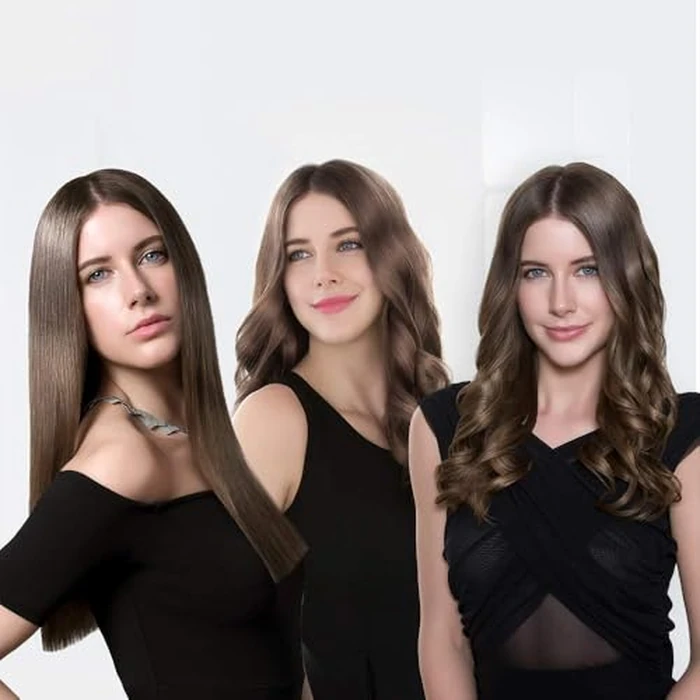 Panasonic nanoe Flat Iron for Healthy, Shiny Hair, Hair Styling Iron with Ceramic Plates and Intuitive Heat Technology, for Straightening, Smoothing and Curling - EH-HS99-K (Black/Rose Gold) by Panasonic - Image 8