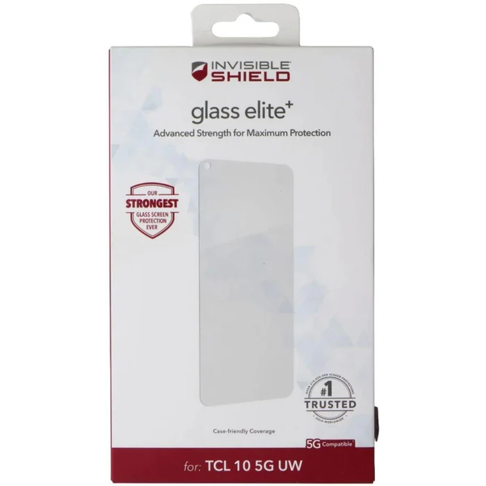 ZAGG InvisibleShield Glass Elite+ Screen Protector for TCL 10 5G UW - Clear by ZAGG - Image 1