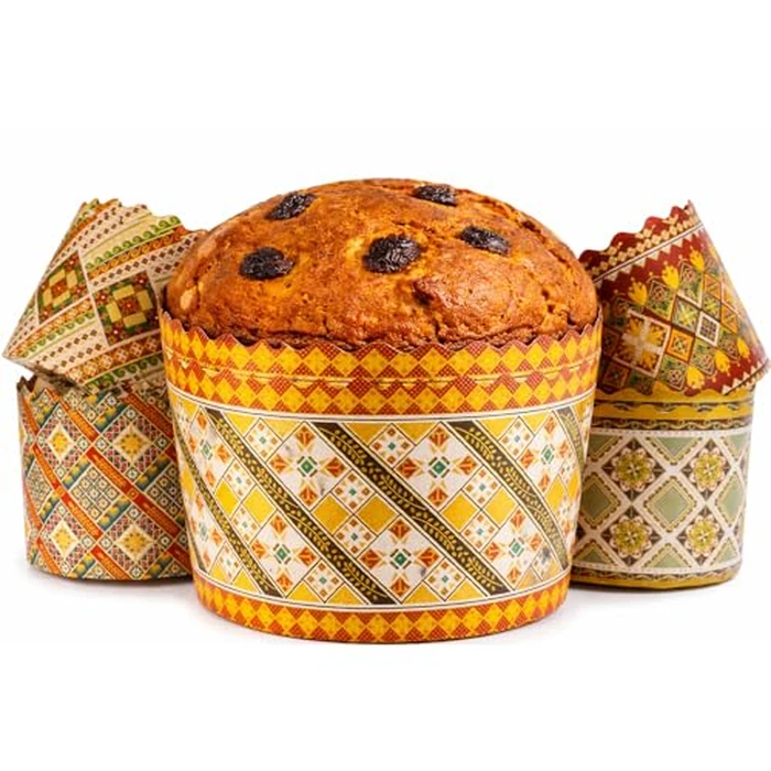 SHSH trade group 15 oz Easter Bread Baking Paper Molds | 12 Pack | Easter Bread Kulich Paska Pascha Mold Panettone Paper Kulich Molds W 5.1 x H 3.4 in by SHSH trade group - Used - Very Good condition