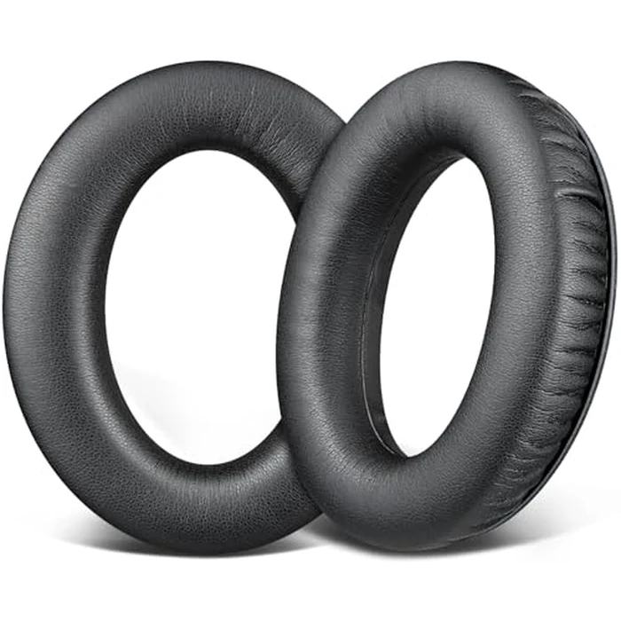 SOULWIT Ear Pads Cushions Replacement, Earpads for Kingston Headphones HyperX Cloud Revolver, Revolver S Gaming Headset (Model Number HX-HSCR-BK/NA & HX-HSCRS-GM/NA) - PL Black by SOULWIT - Image 1