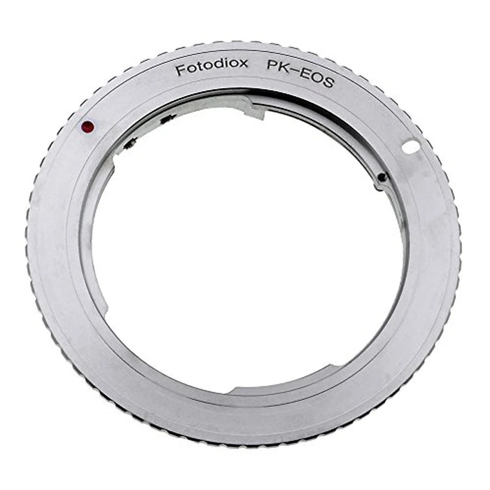 Fotodiox Lens Mount Adapter Compatible with Pentax K Mount (PK) SLR Lens to Canon EOS (EF-S) Mount SLR Camera Body - with Gen10 Focus Confirmation Chip by Fotodiox - Image 2