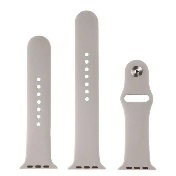 Fantek Silicone Watch Band for Apple Watch 42mm - Light Gray by Fantek - Refurbished - Excellent condition