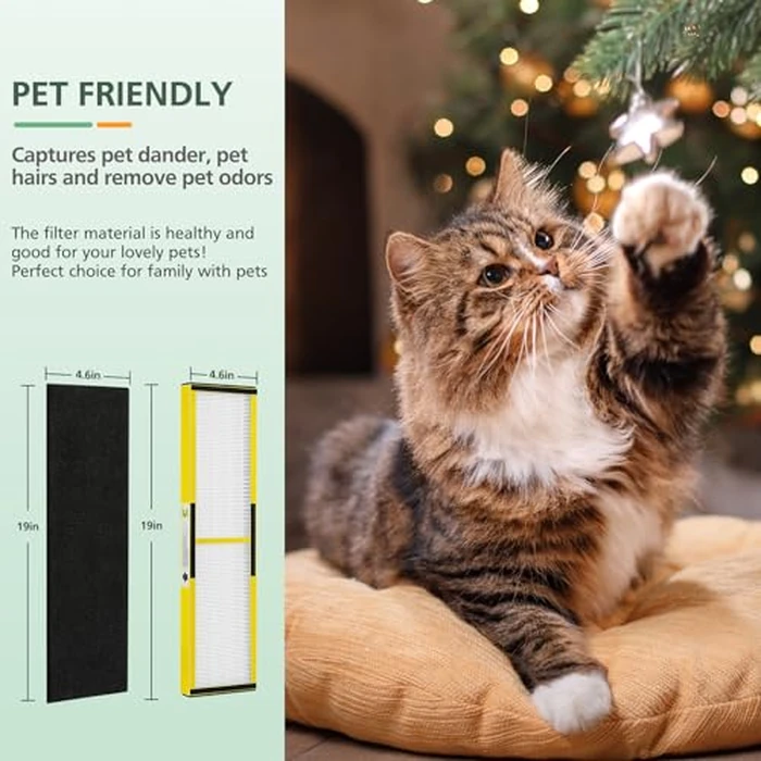 isinlive 2 Pack FLT5000 HEPA Filter C Replacement with 6 Pack Activated Carbon Pre-Filters Compatible with G-guardian Air Purifier AC5000 AC5000E AC5250PT AC5350B AC5350BCA AC5350W AC5300B by isinlive - Image 6