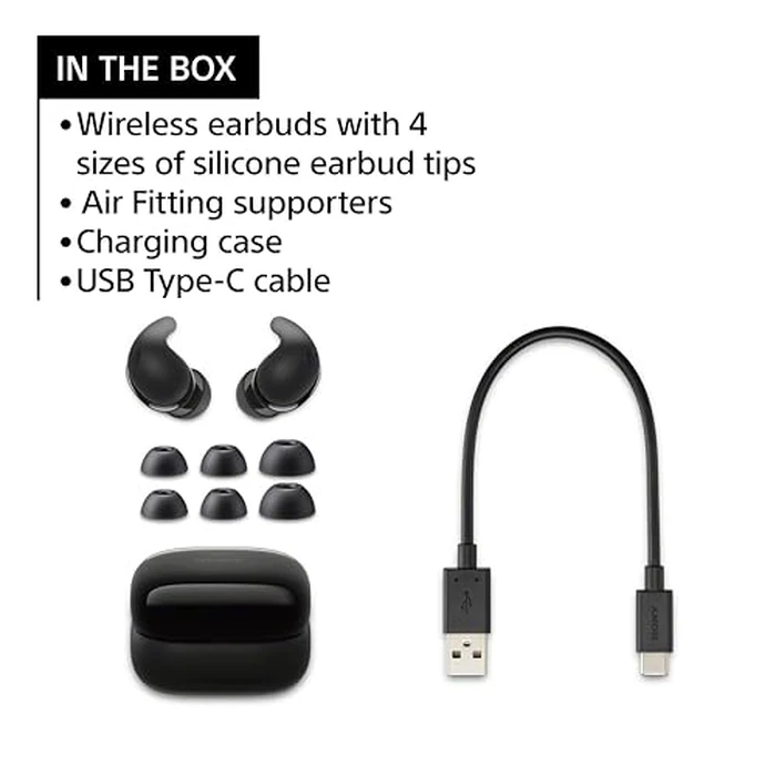 Sony LinkBuds Fit Truly Wireless Noise Cancelling Earbud Headphones, Small & Light with Newly Developed Air Fitting Supporters, White by Sony - Image 3