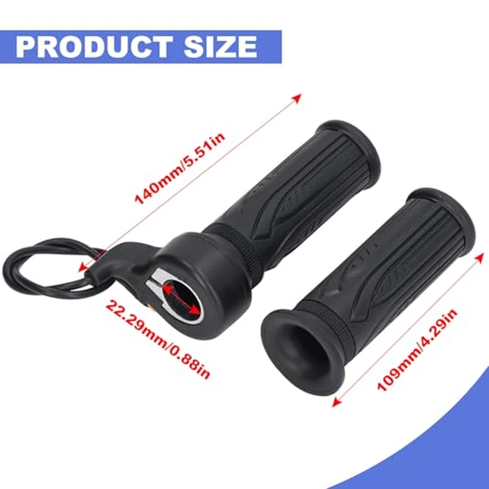 Topyond 20X Full Twist Throttle, Stable E-Bike Throttle, Electric Bike Throttle, Full Twist Throttle Ebike for Scooters and Electric Bicycles with Waterproof Connector by Topyond - Image 2