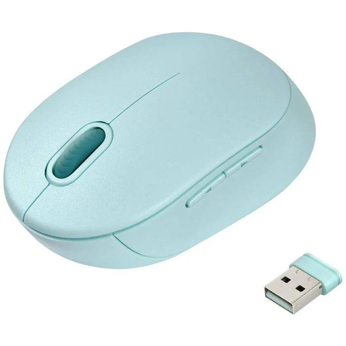 onn. onn. 104-Key Wireless Keyboard and Mouse with Dual-Connectivity USB Receiver - Blue by onn. - Image 3