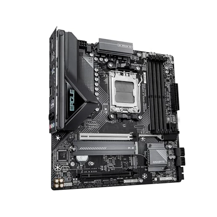 GIGABYTE B850M Eagle WIFI6E AMD AM5 mATX Motherboard, Support AMD Ryzen 9000/8000/7000 Series, DDR5, 8+2+2 Power Phase, 2X M.2, PCIe 5.0, USB-C, WIFI6E, 2.5GbE LAN, EZ-Latch, 3-Year Warranty by GIGABYTE - Image 3