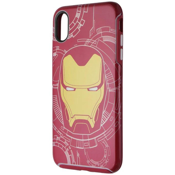 OtterBox Symmetry Marvel Series Glow in the Dark Phone Case for iPhone XS Max - I Am Iron Man (Red) by OtterBox - Image 3