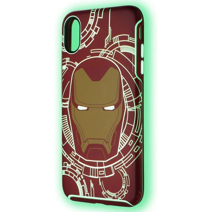 OtterBox Symmetry Marvel Series Glow in the Dark Phone Case for iPhone XS Max - I Am Iron Man (Red) by OtterBox - Refurbished - Brand New condition