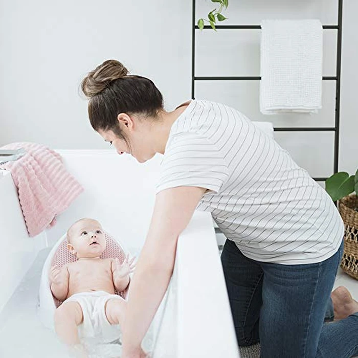 Angelcare Baby Bath Support (Pink) | Ideal for Babies Less than 6 Months Old by Angelcare - Image 6