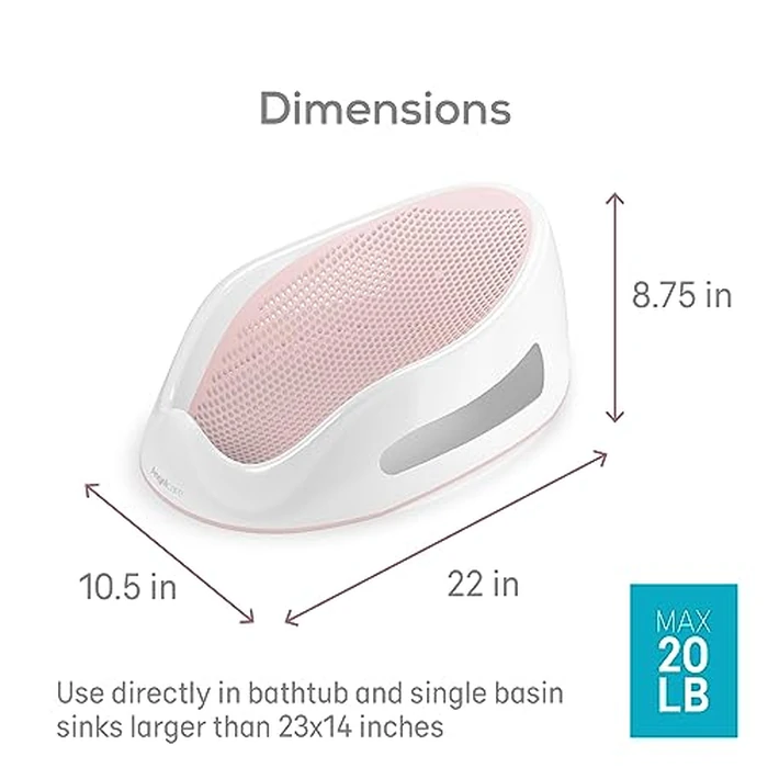 Angelcare Baby Bath Support (Pink) | Ideal for Babies Less than 6 Months Old by Angelcare - Image 7