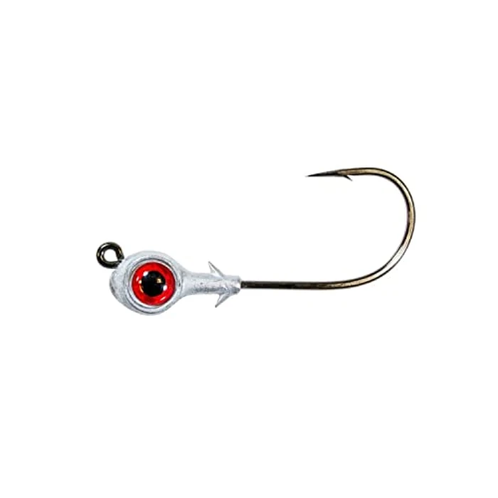 Z-MAN Redfish Eye Jigheads 3 Pack - 3/16 Oz Red by Z-MAN - Used - Like New condition - US$5.44