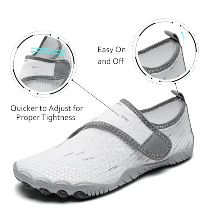 Water Shoes Mens Womens Quick-Dry Barefoot Swim Beach Pool Shoes Aqua Yoga Socks for Hiking Walking Diving Surf Outdoor Water Sports by BUWTDAY - Image 4