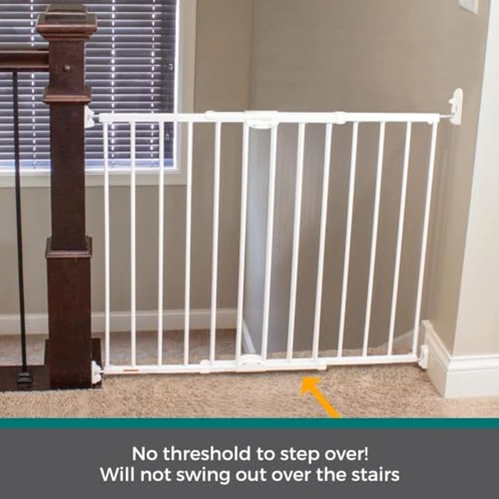 MyPet ClearPath Wide Staircase & Hallway Pet Gate with Hardware Mount. 31" Tall, 28.7"-47.9" Wide. by MYPET - Image 3
