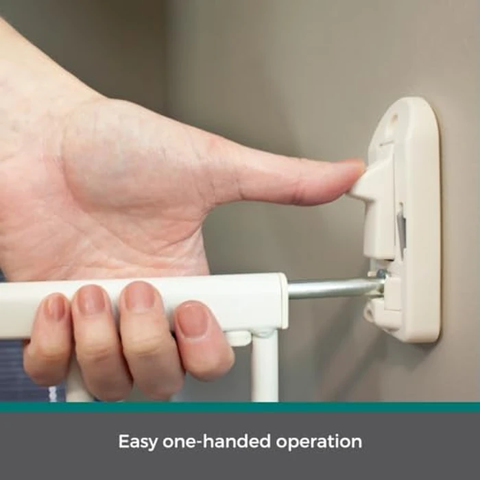 MyPet ClearPath Wide Staircase & Hallway Pet Gate with Hardware Mount. 31" Tall, 28.7"-47.9" Wide. by MYPET - Image 6