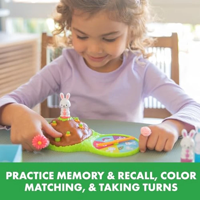 Educational Insights Pop Pop Bunny Hop - Matching Games for Toddlers 3-5, Turn-Taking Kids Games, Preschool Board Game for Kids, Skill-Building Preschool Toys, Kindergarten Color Matching Game by Educational Insights - Image 6