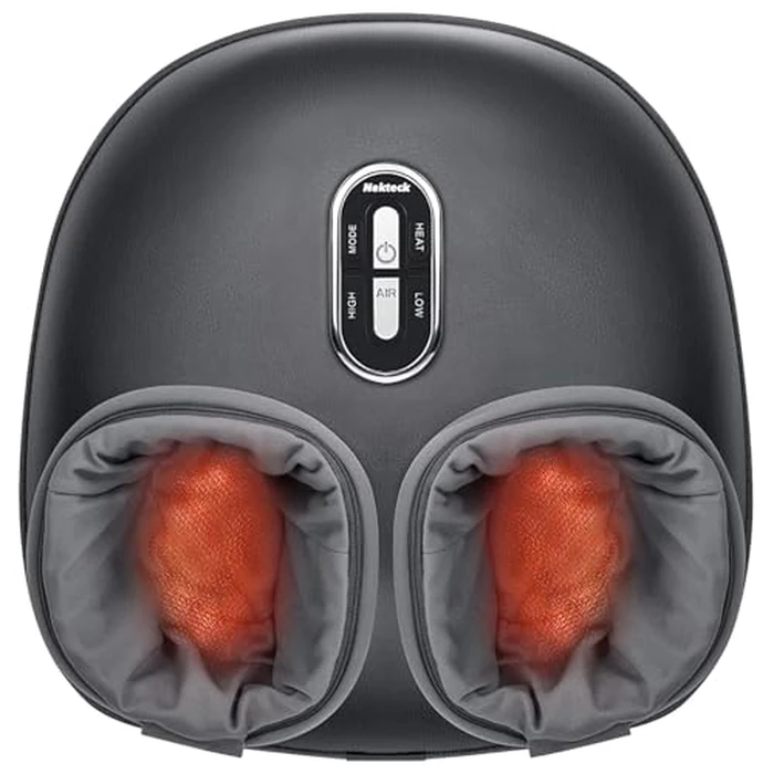 Nekteck Shiatsu Foot Massager with Heat [2026 Upgraded], 3 Modes Deep Kneading Therapy Air Compression, Feet Massage for Plantar Fasciitis, Relaxation Gifts for Men Women Mom Dad Birthday Mother's Day by Nekteck - Image 1