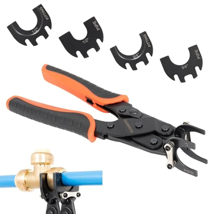 GIANNEER Push to Connect Removal Tool Disconnect Tongs for 1/2”, 3/4”, 1” Push Fitting Pex Removal Tool Improved Version by GIANNEER - Used - Like New condition - US$19.94