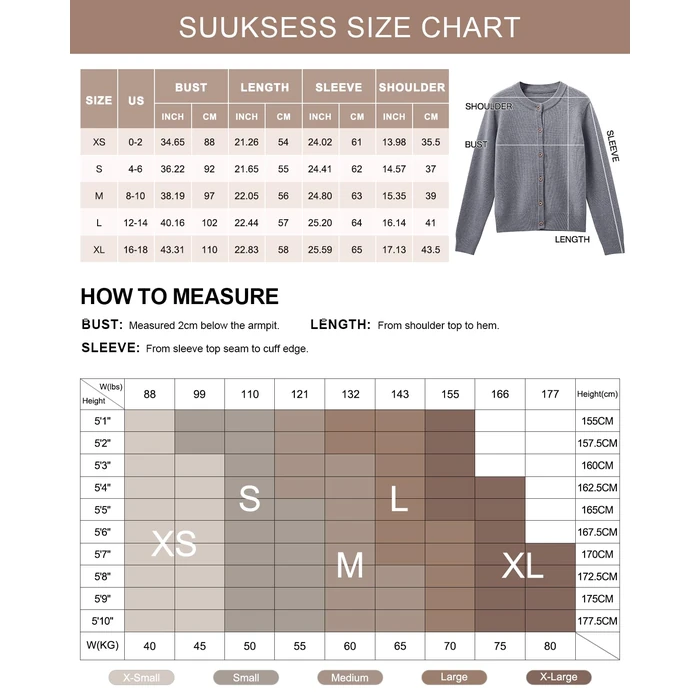 SUUKSESS Women Chunky Cashmere Blend Cardigan Sweaters 2025 Trendy Fall Fashion Button Up Long Sleeve Knit Outfits(Wine Red S) by SUUKSESS - Used - Like New condition - US$41.77
