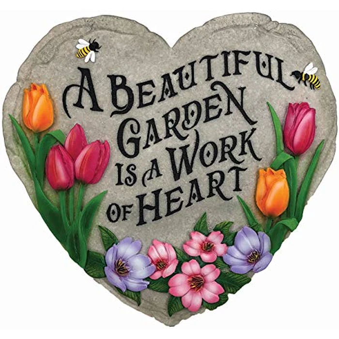 Spoontiques 13242 Beautiful Garden Stepping Stone, Multicolored by Spoontiques - Image 1