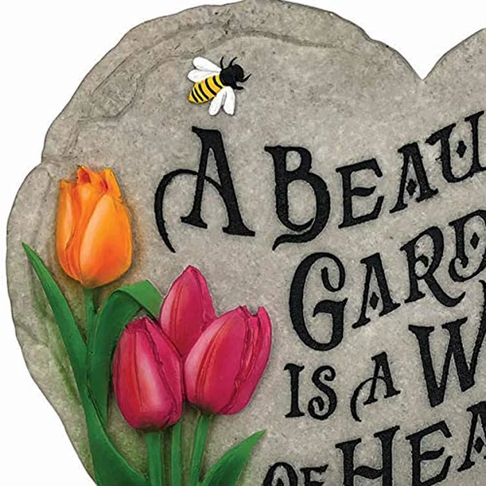Spoontiques 13242 Beautiful Garden Stepping Stone, Multicolored by Spoontiques - Image 3