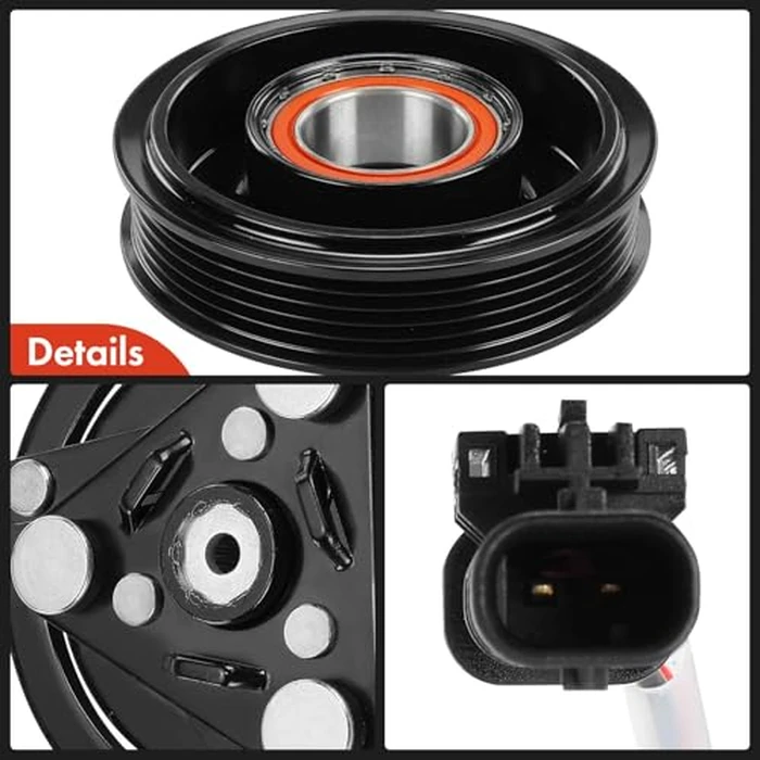 A-Premium Air Conditioner AC Compressor Clutch Kit Compatible with Chevrolet Equinox 2018-2021, Colorado 2015-2021 & GMC Terrain 2018-2021, Canyon 2015-2021, 1.5L 2.5L by A-premium - Image 7