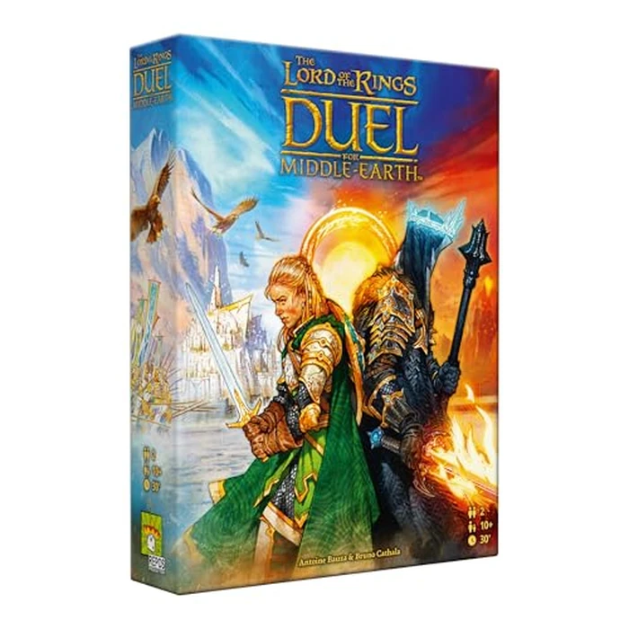 Asmodee The Lord of The Rings: Duel for Middle-Earth Board Game - Epic Strategy Game of Power and Conquest for Kids and Adults, Ages 10+, 2 Players, 30 Minute Playtime by Asmodee - Used - Like New condition