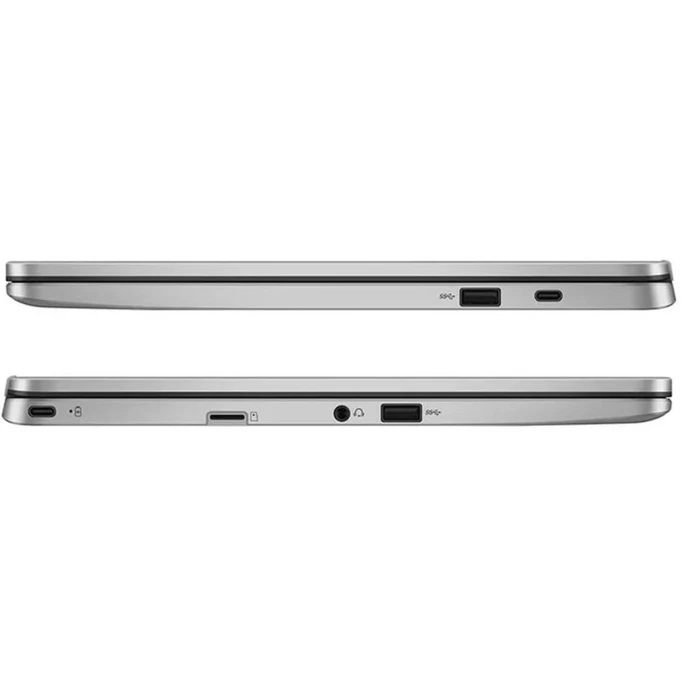 ASUS Chromebook C424MA Laptop 14" - Silver - Intel Celeron N4020 1.1GHz - 4GB RAM - 64GB by ASUS - Image 3
