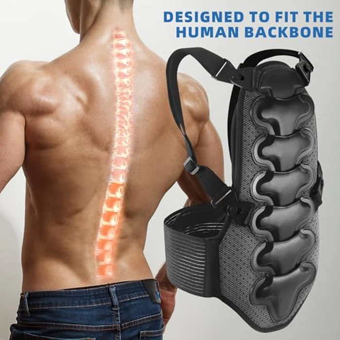 Cienfy Adult Back Spine Protector Anti-Fall Protective Gear for Snowboarding, Skateboarding, Skating and Skiing by Cienfy - Image 3