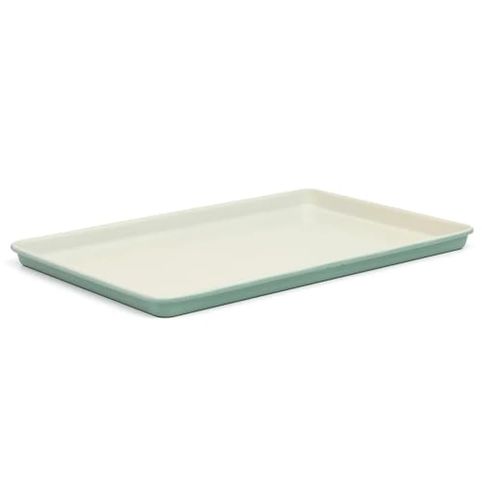 Martha Stewart Gallen 17 x 11 Inch Nonstick Carbon Steel Cookie Sheet - Teal by Martha Stewart - Image 1