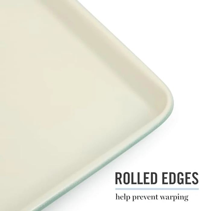 Martha Stewart Gallen 17 x 11 Inch Nonstick Carbon Steel Cookie Sheet - Teal by Martha Stewart - Image 5