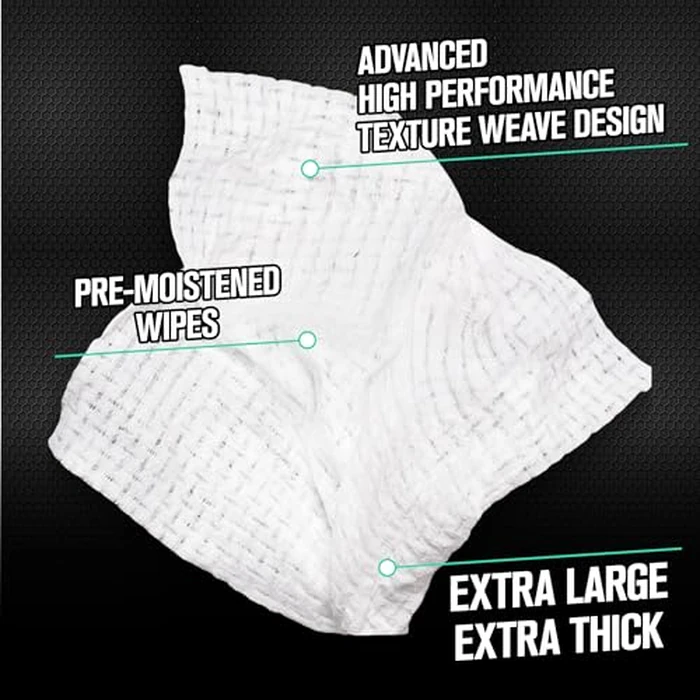 Chemical Guys Total Interior New Car Smell Cleaner & Protectant Wipes - All-in-One Interior Cleaning Wipes for Dashboards, Vinyl, Leather, Fabric & Glass - Cleans & Protects, New Car Scent, 30 Ct by Chemical Guys - Image 3