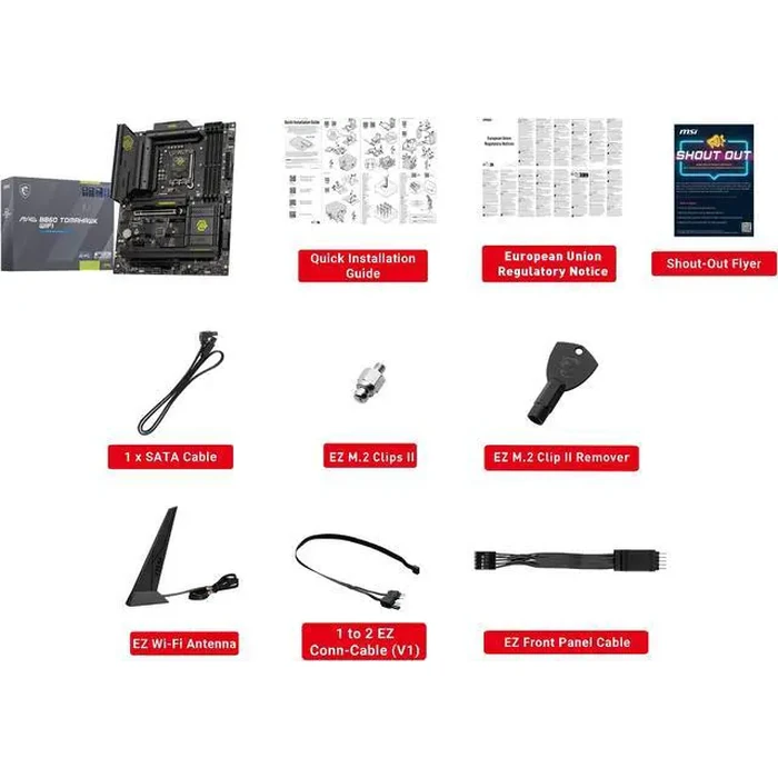 MSI MAG B860 TOMAHAWK WIFI LGA 1851 Intel B860 SATA 6Gb/s Intel Core Ultra DDR5 ATX Motherboard by MSI - Image 8