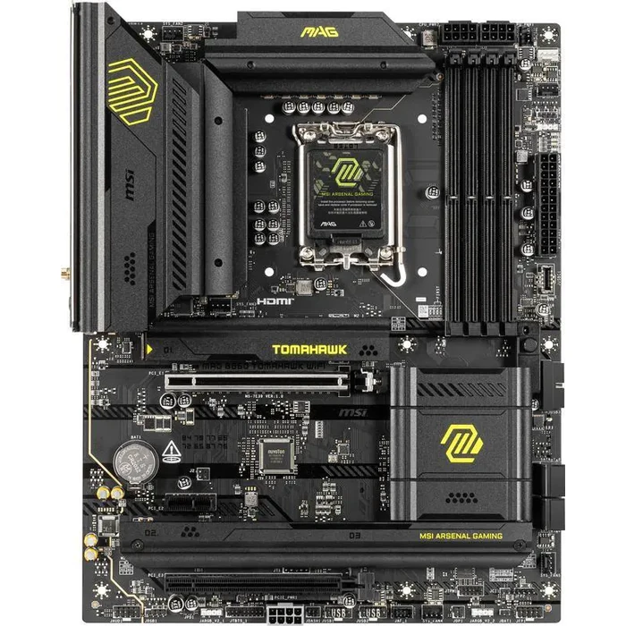 MSI MAG B860 TOMAHAWK WIFI LGA 1851 Intel B860 SATA 6Gb/s Intel Core Ultra DDR5 ATX Motherboard by MSI - Image 3