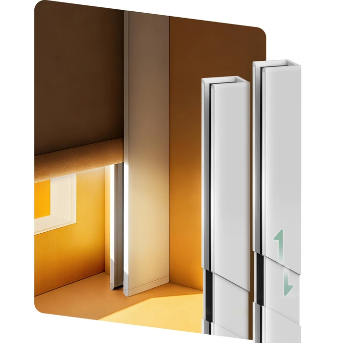 Yoolax Roller Accessories Adjustable Aluminum Light Blocker,U-Shaped Blocking Strips for Roller Blinds,Window Shades Side Rail Tracks(27.6"-51.2",White,2Pcs) by Yoolax - Used - Very Good condition - US$60.94