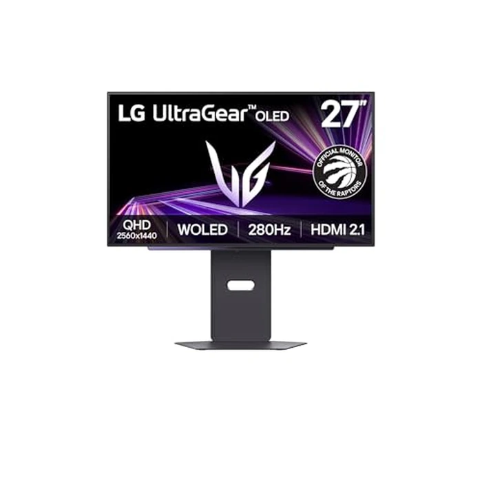 LG Gaming Monitor Ultragear OLED 27GX700A-B 27-inch/WQHD/280Hz/4th Generation Primary RGB Tandem OLED Panel/0.03ms/DCI-P3 99.5%/Maximum Brightness 1500cd/m² by LG - Used - Like New condition