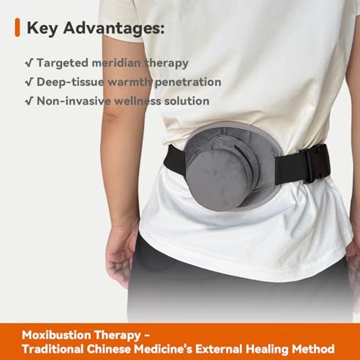 10-Years Purity 60:1 Ratio 54 Rolls Sticks Pure Moxibustion + 1 Copper Portable Smokeless Mugwort Moxibustion Moxa Box Round Shape Burner+1 Acupoint Map (New Moxibustion Set Pro) by Sugpey - Image 4