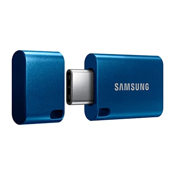 Samsung Type-C USB Flash Drive, 128GB, Transfers 4GB Files in 11 Secs w/Up to 400MB/s USB 3.2 Gen 1 Read Speeds, Compatible w/USB 3.0/2.0, Waterproof, 2022, Blue, MUF-128DA/AM by Samsung - Used - Very Good condition